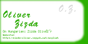 oliver zizda business card